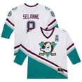 thumbnail image 1 of Men's Teemu Selanne White Anaheim Ducks 1996-97 Power Play Jersey, 1 of 7