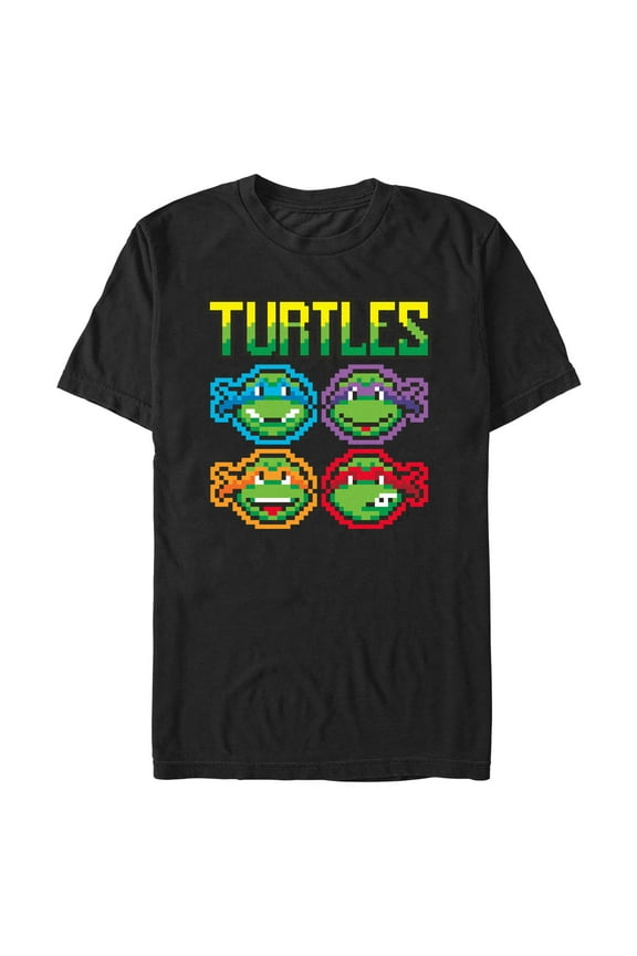 Men's Teenage Mutant Ninja Turtles 8-Bit Squad Graphic T-Shirt