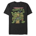 thumbnail image 1 of Men's Teenage Mutant Ninja Turtles Best Friend Shot Graphic Tee Black 3X Large, 1 of 5