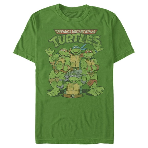 Men's Teenage Mutant Ninja Turtles Best Friend Shot Graphic Tee Kelly Green 3X Large