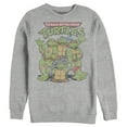 thumbnail image 1 of Men's Teenage Mutant Ninja Turtles Best Friend Shot  Sweatshirt Athletic Heather 3X Large, 1 of 4
