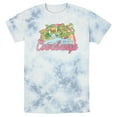 thumbnail image 1 of Men's Teenage Mutant Ninja Turtles Distressed Pink Cowabunga  Graphic Tee White/Blue X Large, 1 of 4