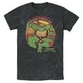 thumbnail image 1 of Men's Teenage Mutant Ninja Turtles Distressed Raphael in Action  Graphic Tee Black Small, 1 of 4