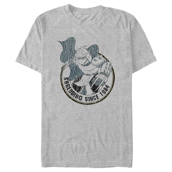 Men's Teenage Mutant Ninja Turtles Distressed Shredding Since 1984  Graphic Tee Athletic Heather 3X Large