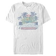 thumbnail image 1 of Men's Teenage Mutant Ninja Turtles Distressed Tropical Beach Graphic Tee White Large, 1 of 5