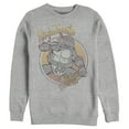 thumbnail image 1 of Men's Teenage Mutant Ninja Turtles Distressed Weekend Warrior Raphael Sweatshirt Athletic Heather 3X Large, 1 of 4