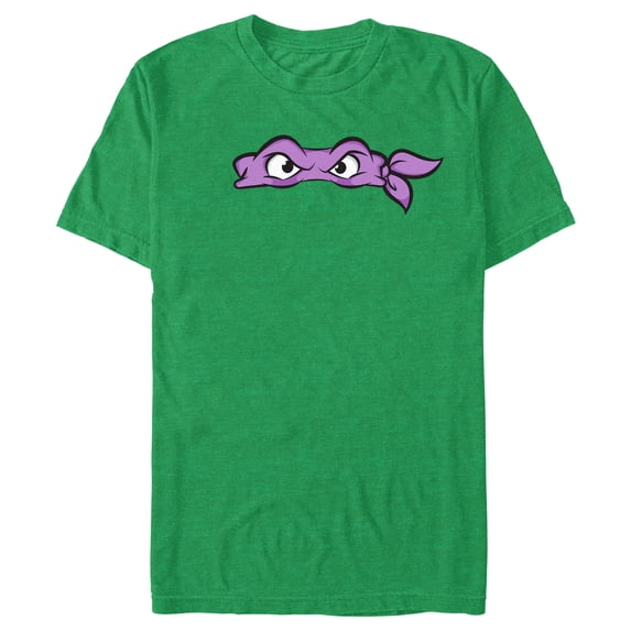 Men's Teenage Mutant Ninja Turtles Donatello Angry Eyes Graphic Tee Kelly Heather Medium
