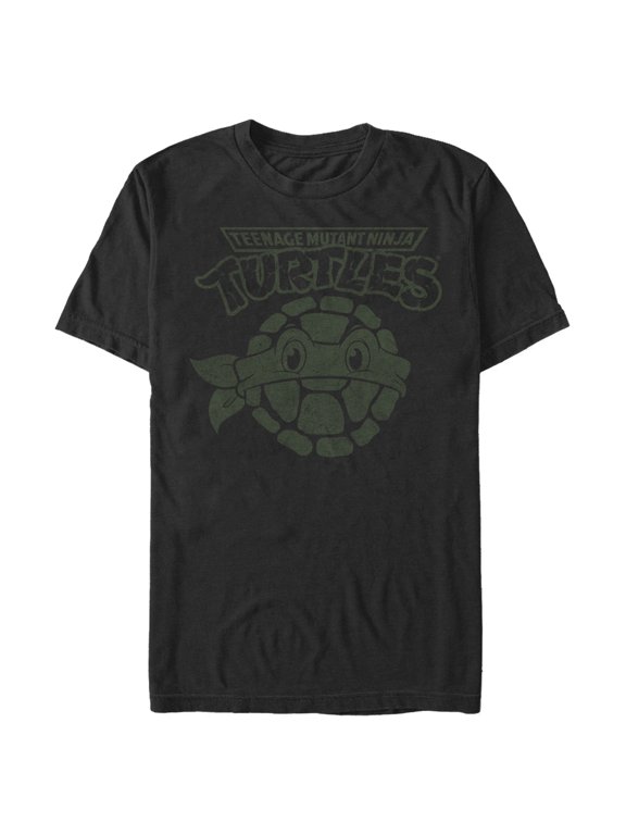 Men's Teenage Mutant Ninja Turtles Donatello Face Logo Graphic Tee Black Small