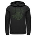 thumbnail image 1 of Men's Teenage Mutant Ninja Turtles Donatello Face Logo  Pull Over Hoodie Black 2X Large, 1 of 4