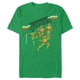 thumbnail image 1 of Men's Teenage Mutant Ninja Turtles Group Poses  Graphic Tee Kelly Heather 2X Large, 1 of 3