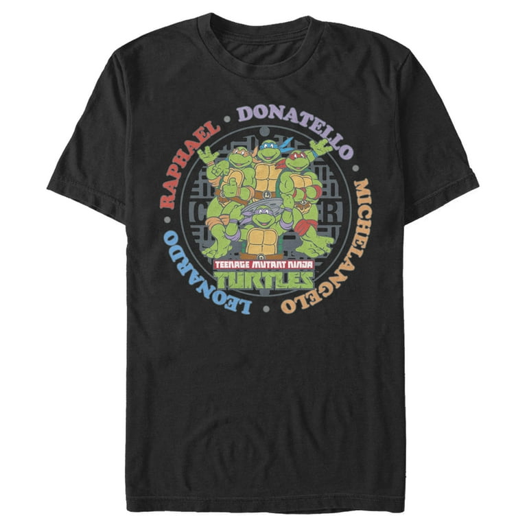 Teenage Mutant Ninja Turtles Gray Graphic T-Shirt - Small