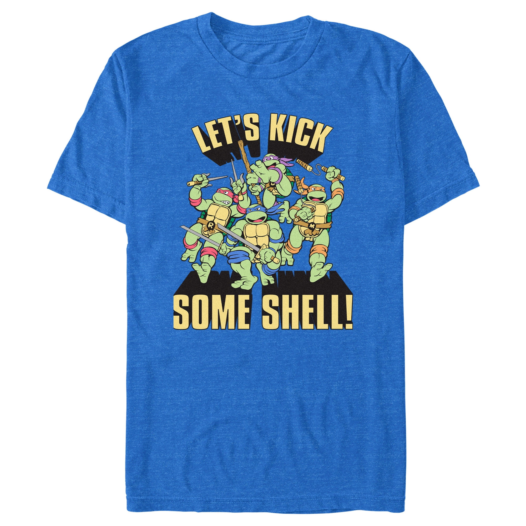 Men's Teenage Mutant Ninja Turtles Let's Kick Some Shell! Graphic Tee ...