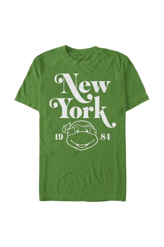Men's Teenage Mutant Ninja Turtles New York Lined Donatello Graphic Tee Kelly Green X Large
