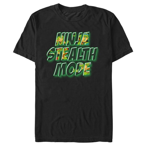 Men's Teenage Mutant Ninja Turtles Ninja Stealth Mode Graphic Tee Black Medium