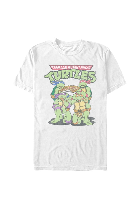 Men's Teenage Mutant Ninja Turtles Pizza Lovers Logo  Graphic T-Shirt