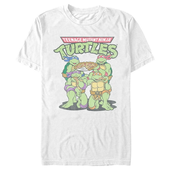 Men's Teenage Mutant Ninja Turtles Pizza Lovers Logo Graphic T-Shirt