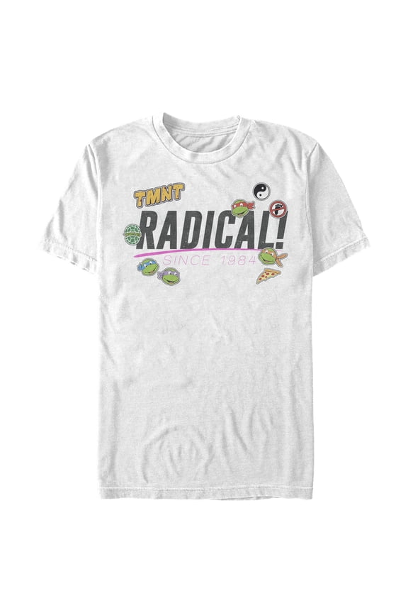 Men's Teenage Mutant Ninja Turtles Radical Since 1984 Graphic Tee White 2X Large