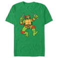thumbnail image 1 of Men's Teenage Mutant Ninja Turtles Raphael Action Pose  Graphic Tee Kelly Heather 3X Large, 1 of 3