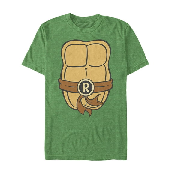 Men's Teenage Mutant Ninja Turtles Raphael Costume Graphic Tee Kelly Heather Medium