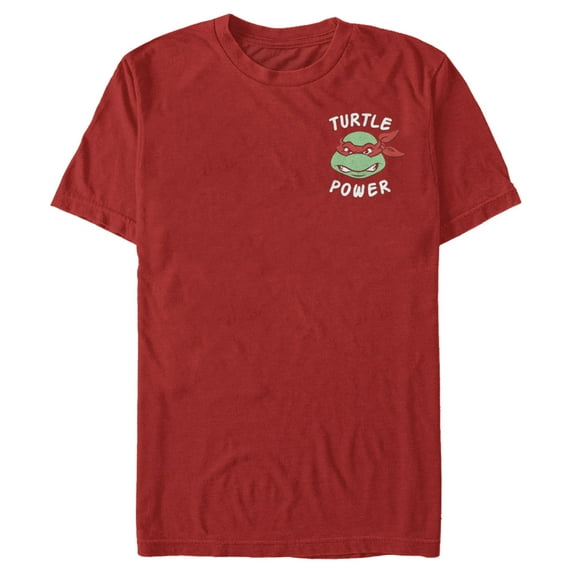 Men's Teenage Mutant Ninja Turtles Raphael Turtle Power Graphic Tee Red 2X Large