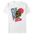 thumbnail image 1 of Men's Teenage Mutant Ninja Turtles Skater Raphael  Graphic Tee White 2X Large, 1 of 5