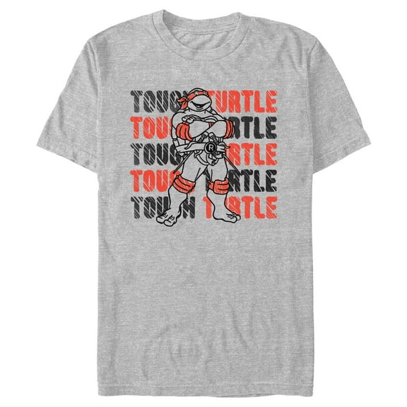 Men's Teenage Mutant Ninja Turtles Tough Raphael  Graphic Tee Athletic Heather Small