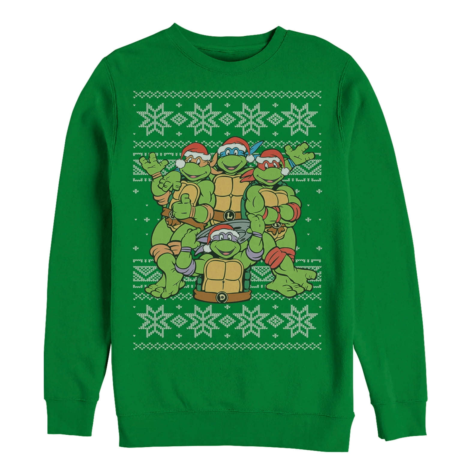 Teenage Mutant Ninja Turtles Ugly Christmas Sweater Men's T-Shirt
