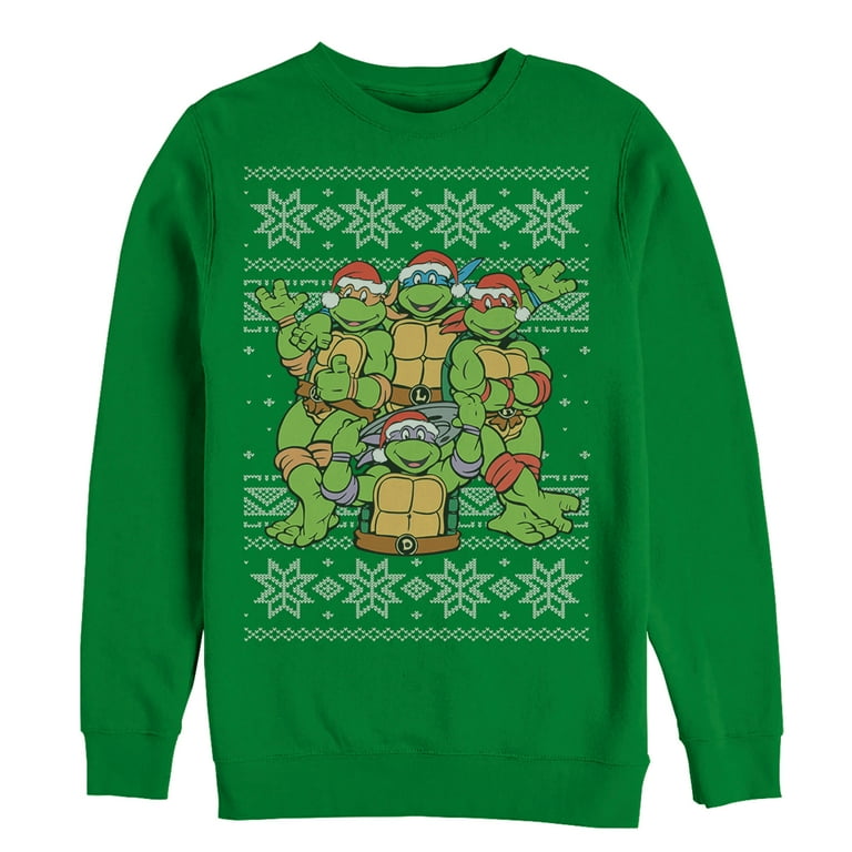 Ninja Turtle Tshirt Hoodie Sweatshirt All Over Printed Teenage Mutant Ninja  Turtle Adult Costume Shirts Kids Leonardo Tmnt Christmas Sweater NEW -  Laughinks