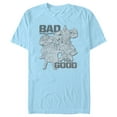 thumbnail image 1 of Men's Teenage Mutant Ninja Turtles Villains Bad Never Looked This Good  Graphic Tee Light Blue 3X Large, 1 of 4