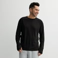 thumbnail image 1 of Men's Tek Gear® Dry Tek Long Sleeve Shirt Color: Mineral Black Size: XL, 1 of 4