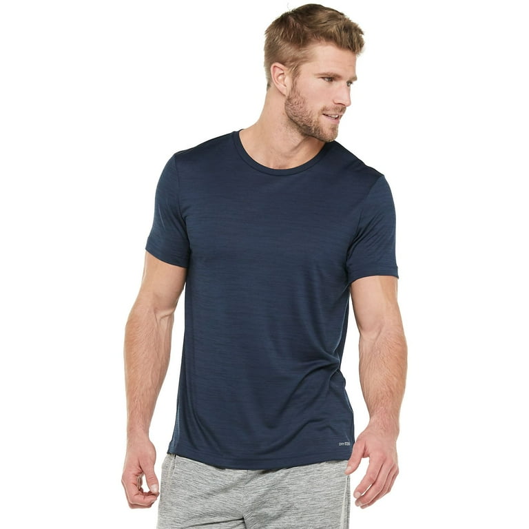 Men s Tek Gear Dry Tek Tee Color Dress Blues Black Size S Walmart