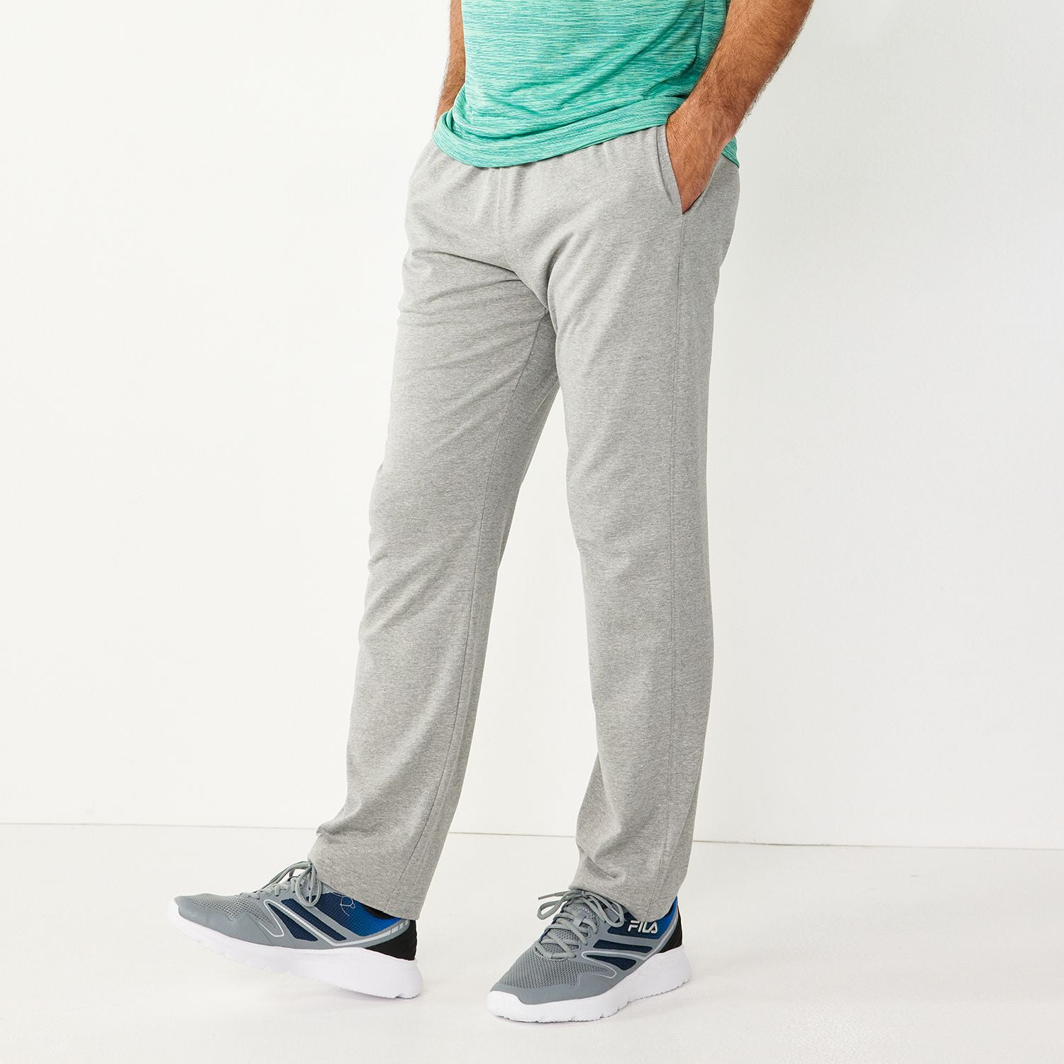 Men s Tek Gear Lounge Pants Color Medium Gray Heather Size S Walmart