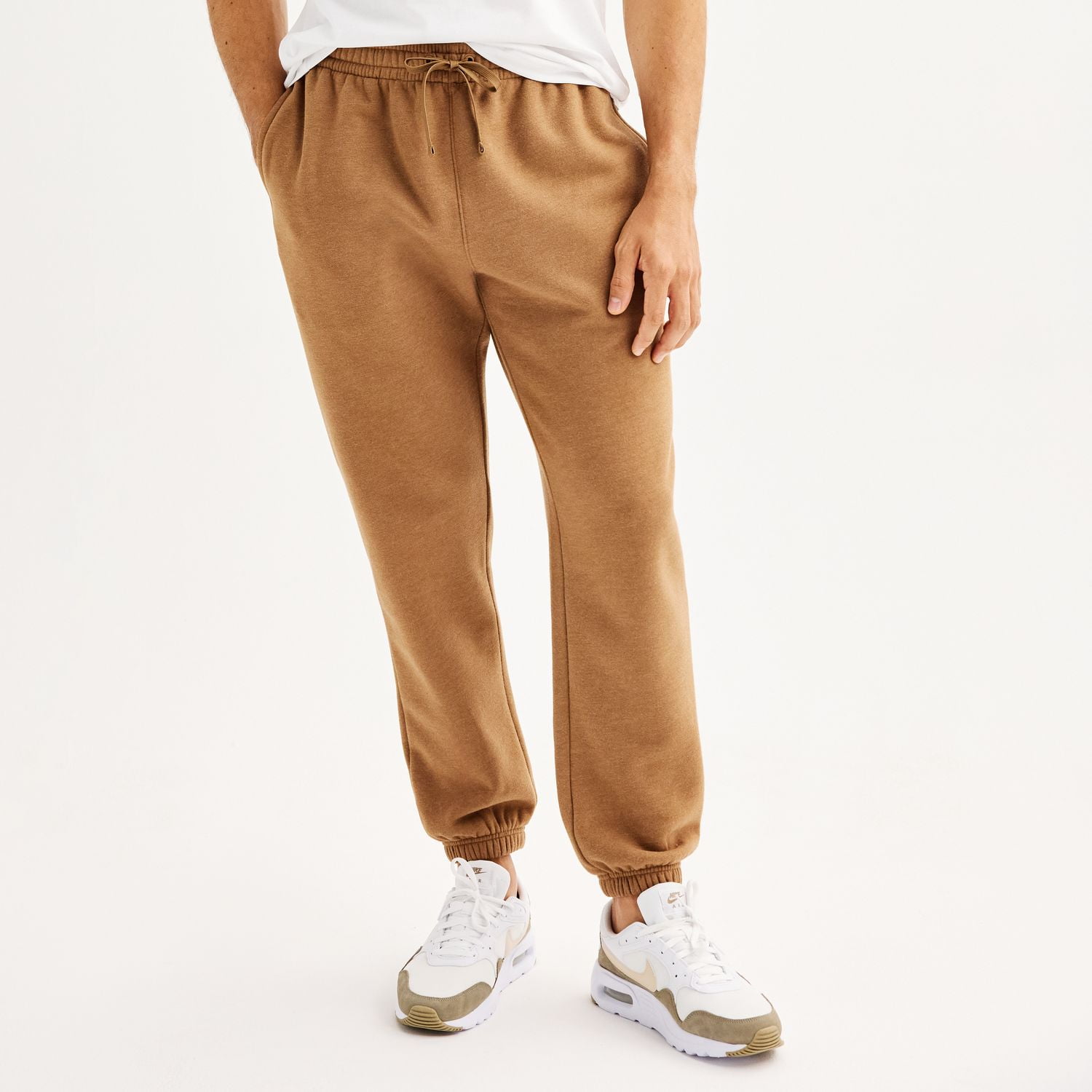 【COLOR iN ID】Picky color matching fleece pants Nike Kids SPRTSWR CLUB FLEECE PANT FLAX-WHITE - Paragon Sports