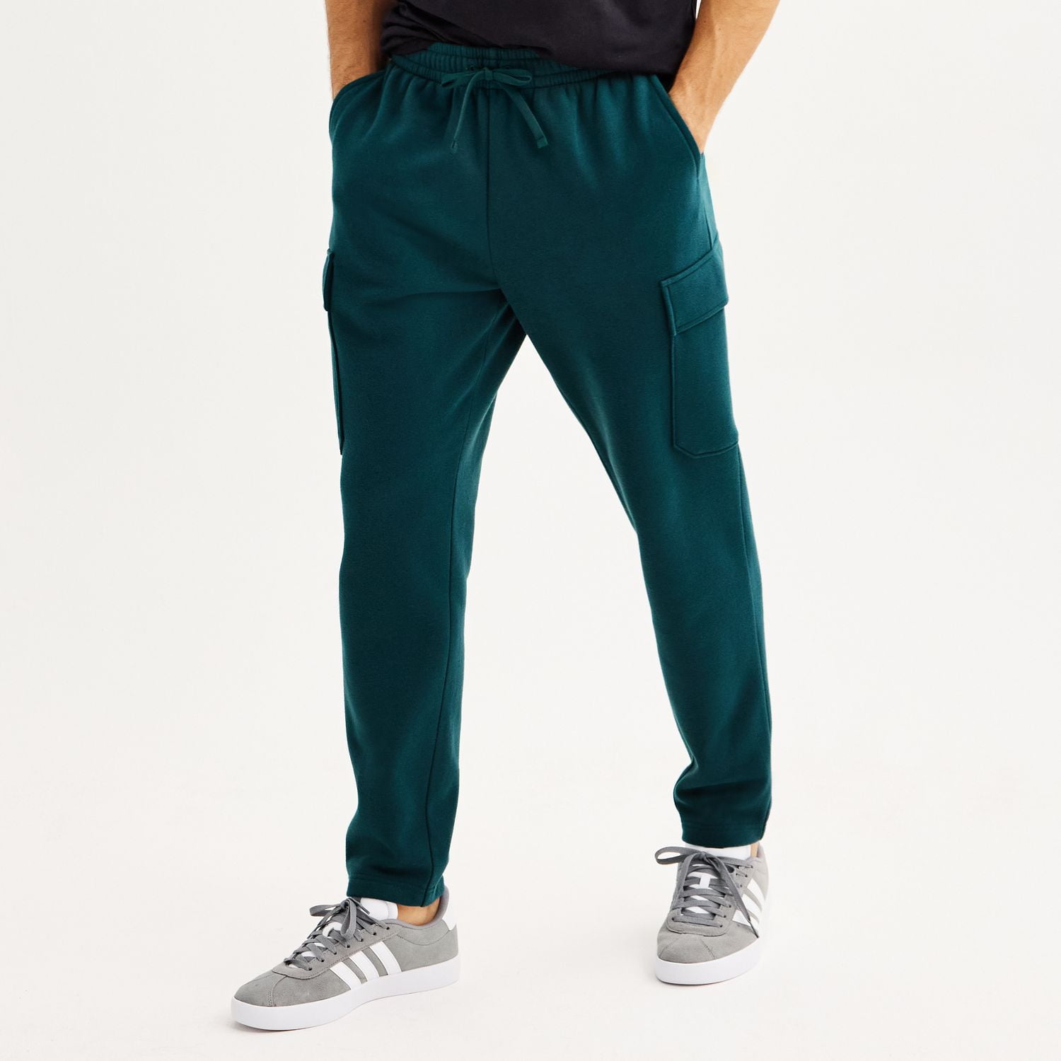 Men's Tek Gear® Ultra Soft Fleece Tapered Cargo Pants Color: Ladd