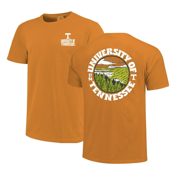 Men's  Tennessee Orange Tennessee Volunteers Comfort Colors Thick Lined Landscape T-Shirt