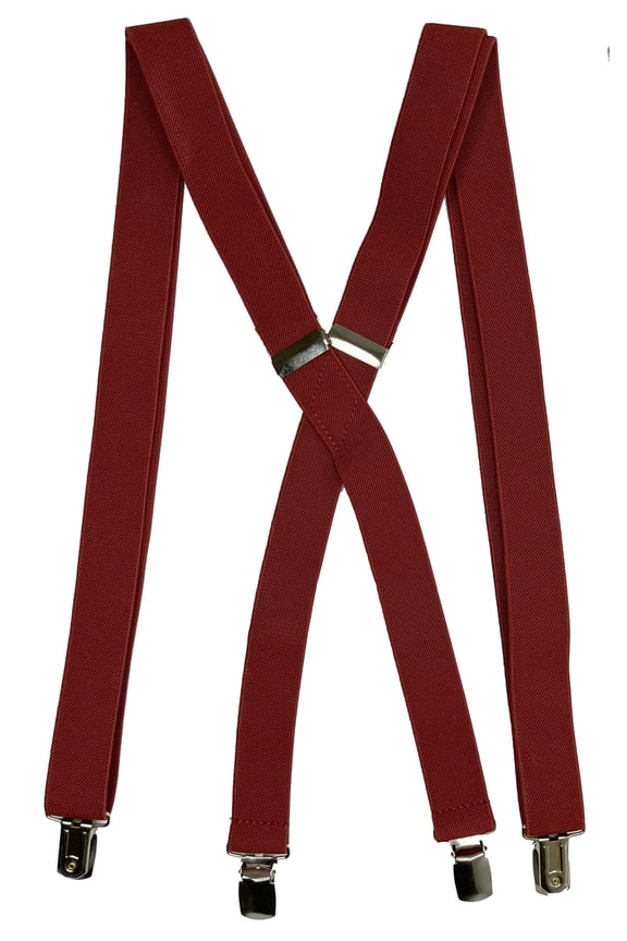 Men’s Terracotta Suspender ie in a variety of colors by Spencer J’s Signature Satin Collection