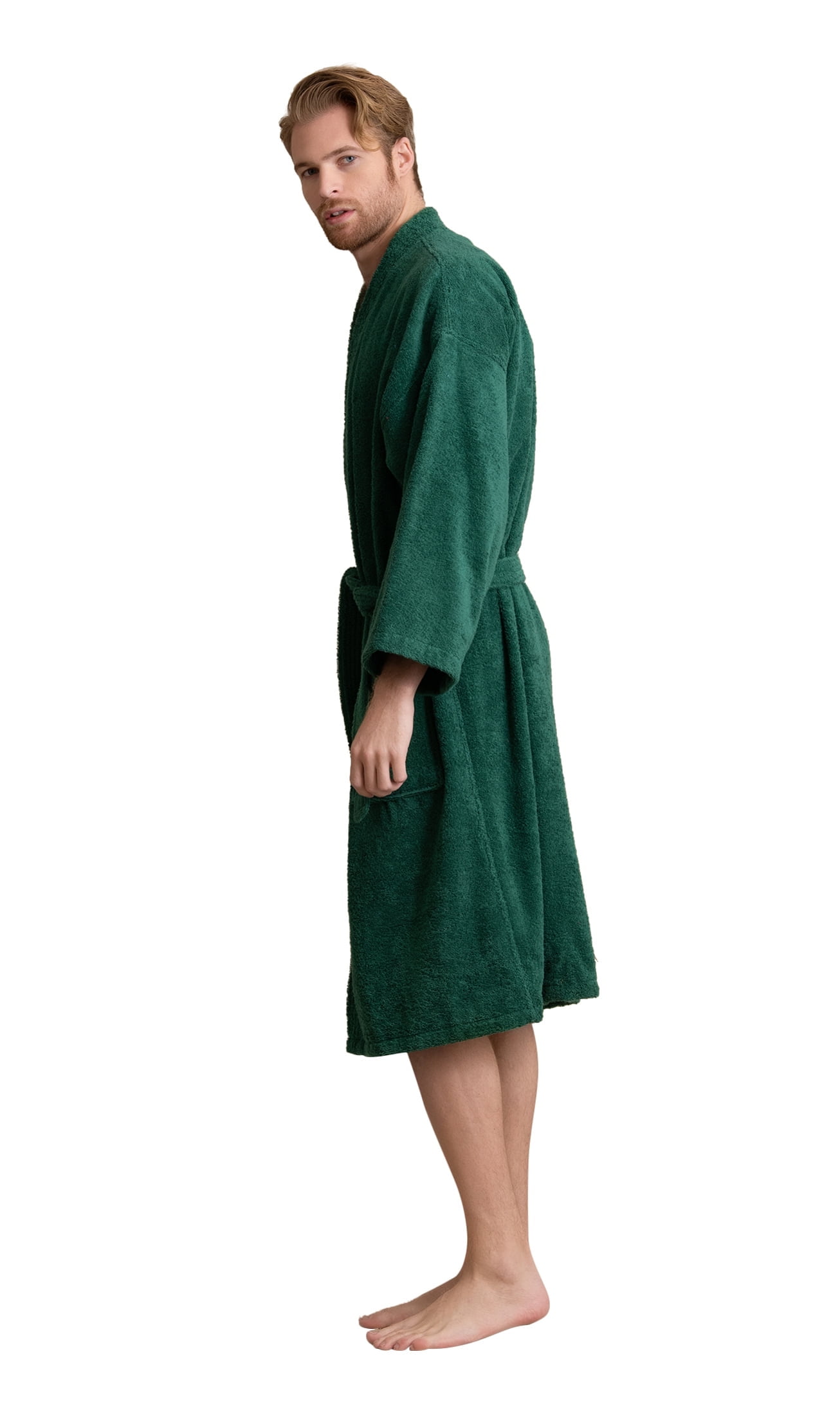 Weave Robe Men Men’s Terry Cotton Weave Bathrobe - absorbant Terry robe Soft and Cozy ...