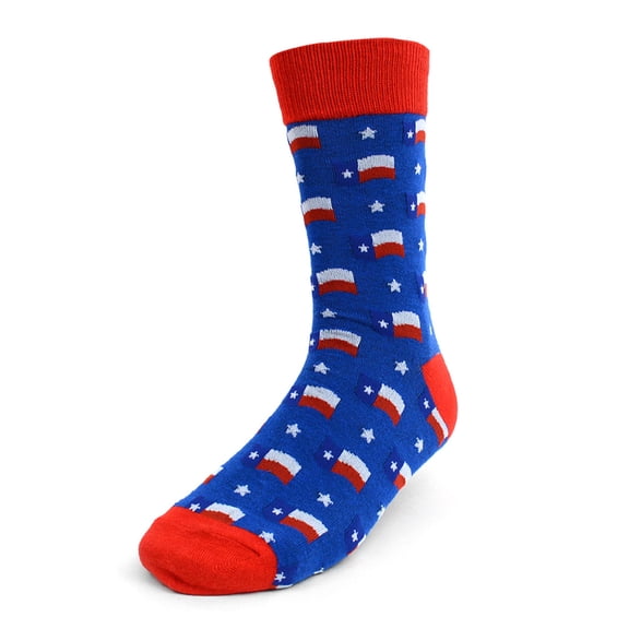 Men's Texas Flag Novelty Socks