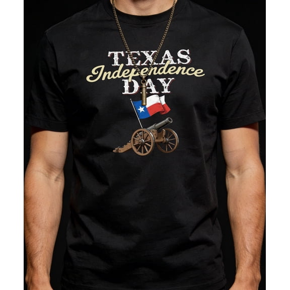 Men's Texas Independence Day Patriotic Graphic Tee