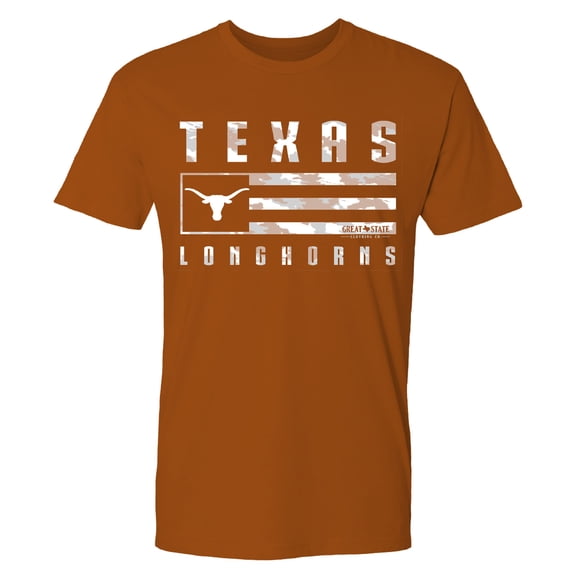Men's Texas Orange Texas Longhorns Banner Flag T-Shirt