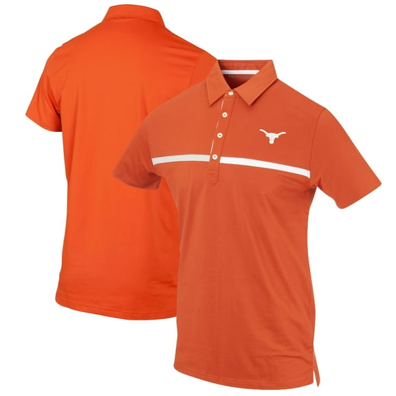Men's Texas Orange Texas Longhorns Color Blocked Stretch Polo