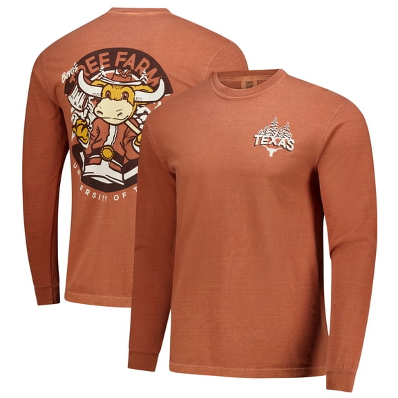 Men's  Texas Orange Texas Longhorns Tree Farm Comfort Colors Long-Sleeve T-Shirt