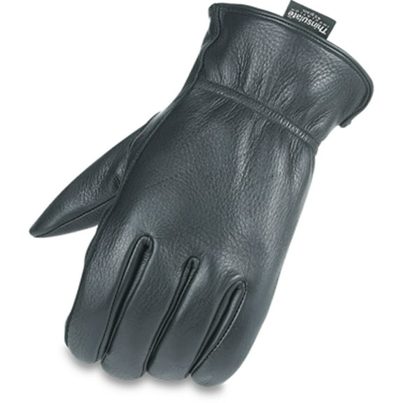 Men's Texport G3T Insulated Deerskin Roper Glove Black Lined 40 grams Thinsulate