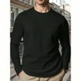 thumbnail image 1 of Men's Textured Knit Sweater: Argyle & Cable Pattern, 97% Polyester 3% Spandex for Casual & Layered Looks, 1 of 6