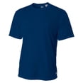 thumbnail image 1 of Men's Textured Micro-Mesh Taped Seams Tech T-Shirt, Style N3252, 1 of 1