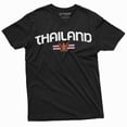 thumbnail image 1 of Men's Thailand T-shirt Thai Flag Coat of Arms Country Heritage Diaspora Heritage Shirt, 1 of 5