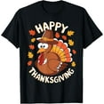 thumbnail image 1 of Men’s Thanksgiving Turkey Day T-Shirt, Classic Fall Holiday Graphic Tee, 1 of 6