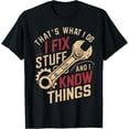 thumbnail image 1 of Men's That's What I do I fix Stuff Car Mechanic Dad T-Shirt, 1 of 4