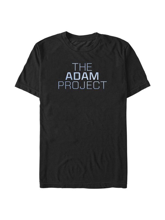 Men's The Adam Project Classic Text Logo Graphic Tee Black 2X Large