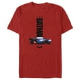 thumbnail image 1 of Men's The Batman Batmobile Logo  Graphic Tee Red Small, 1 of 5